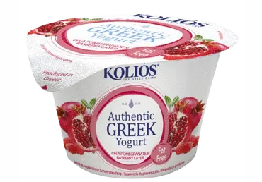 Grieķu jog.KOLIOS aveņu granātābolu 150g