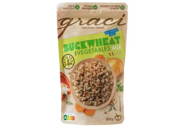 Griķi ar dārzeņiem GRACI 300g