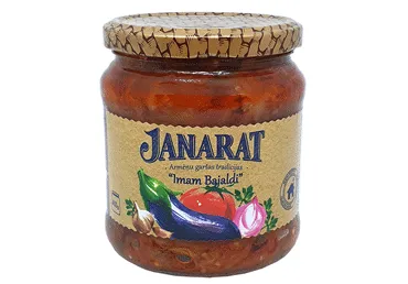 Grilētu baklažānu gabaliņi tomātu mērcē JANARAT 450g