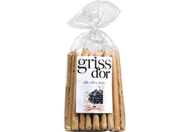 Grissini ar melnajām olīvām 250g [11] V_O