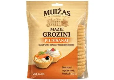 Groziņi pildīšanai mazie MUIŽAS 20gab.