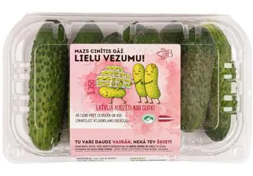 Gurķi īsie mini 350g