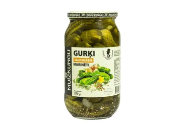 Gurķi MUIŽKUNGU saldskābie marinēti 950g