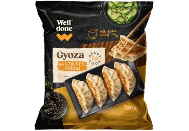 Gyoza ar vistas gaļu WELL DONE 400g
