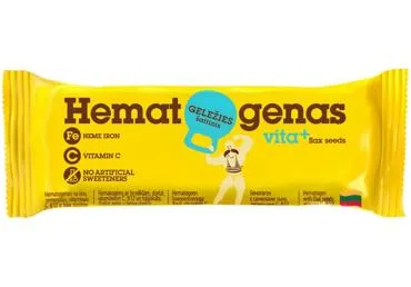 Hematogens HEMATOGENAS VITA+ ar linsēklām un vitamīn. 50g