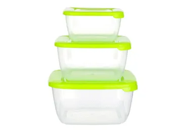 Hermēt. trauku k-ts 3 gab.