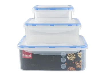 Hermētisku trauku komplekts UNIWELL 3gb.