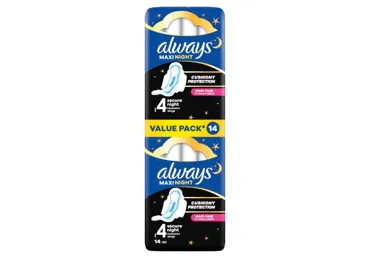 Higiēniskās paketes ALWAYS Maxi Secure Night S4 14gb