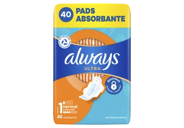Higiēniskās paketes ALWAYS NORMAL PLUS Q. 40gab.