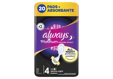 Higiēniskās paketes ALWAYS Platinum Night 20gab.