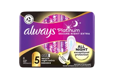 Higiēniskās paketes ALWAYS Platinum Night 8gab.