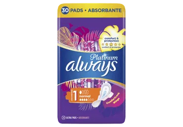 Higiēniskās paketes ALWAYS Platinum Normal 30gab.