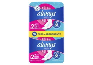 Higiēniskās paketes ALWAYS SUPER PLUS DUO 16gab.