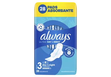 Higiēniskās paketes ALWAYS Ultra Night Quattro 28gb.