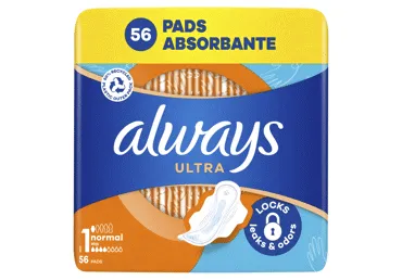 Higiēniskās paketes ALWAYS Ultra Normal 56gab.