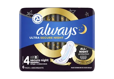 Higiēniskās paketes ALWAYS Ultra Secure Night 6gab.