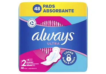 Higiēniskās paketes ALWAYS Ultra Super 48gab.