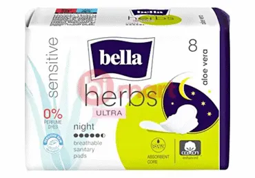 Higiēniskās paketes BELLA Herbs Ultra Night 8gb.