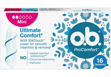 Higiēniskie tamponi O.B.PRO COMFORT MINI 16gab.