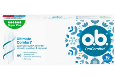 Higiēniskie tamponi O.B.PRO COMFORT SUPER PLUS16gab.