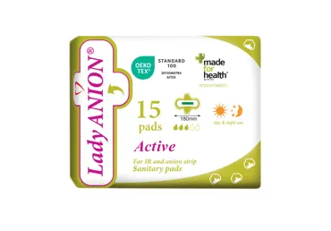 Hig.pak.LADY ANION Active plānas 15gab.