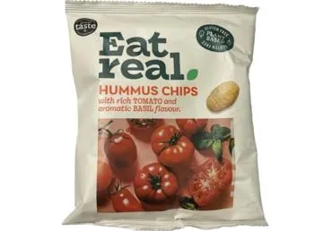 Humusa čipsi ar tomātu un bazilika garšu 45g [18]