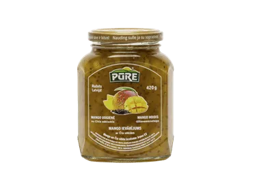 Ievārījums Pūre mango ar čia sēklām 420g