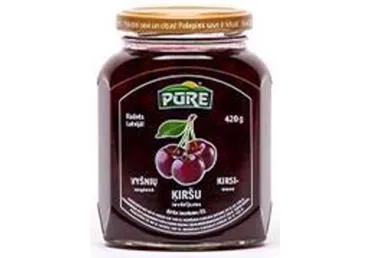 Ievārījums ķiršu 410g, Pūre
