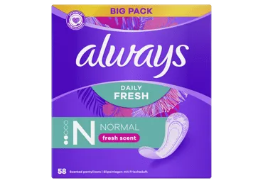 Ikdienas ieliktn.ALWAYS Normal Deo 58gb.