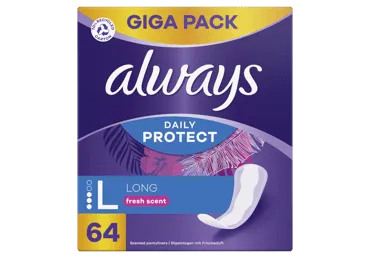 Ikdienas ieliktnīši ALWAYS Long Fresh 64gab.