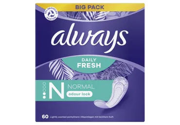 Ikdienas ieliktnīši ALWAYS Normal 60gab.