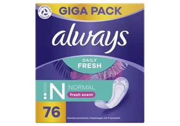 Ikdienas ieliktnīši ALWAYS Normal Fresh 76gab.