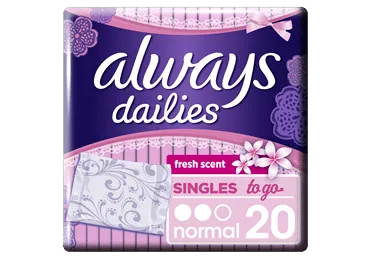 Ikdienas ieliktnīši ALWAYS To Go Deo 20gab.