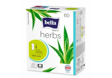 Ikdienas ieliktnīši BELLA Herbs Aloe Vera 60gab.
