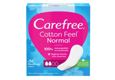 Ikdienas ieliktnīši CAREFREE Cotton Aloe 56gb