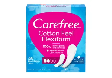 Ikdienas ieliktnīši CAREFREE Flexi Fresh 56gab.