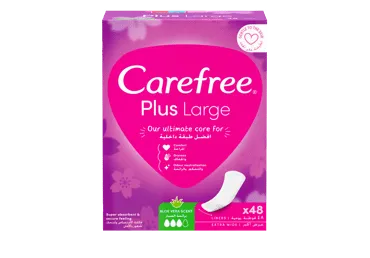 Ikdienas ieliktnīši CAREFREE Large Aloe 48gab.