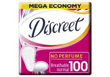 Ikdienas ieliktnīši DISCREET Normal 100gab.