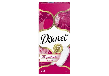 Ikdienas ieliktnīši DISCREET Normal 20gab.