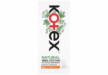 Ikdienas ieliktnīši KOTEX Natural Normal 40gb.