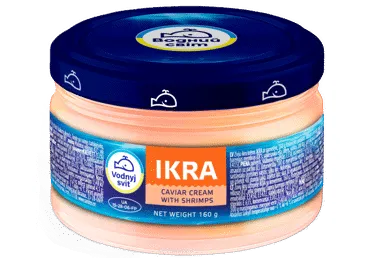 Ikru pasta ar garnelēm VODNII SVIT 160g
