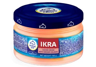 Ikru pasta ar kūpinātu lasi VODNII SVIT 160g