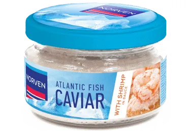 Ikru smēriņš ar garnelēm NORVEN 160g