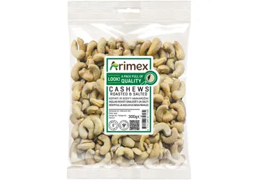 Indijas rieksti ARIMEX grauzdēti, sālīti 300g