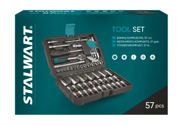 Instrumentu komplekts STALWART 57gab.