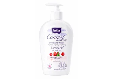 Intīmās mazgāšanas līdzeklis Bella Control Discreet ar dzērveņu ekstraktu 300ml