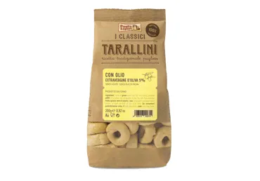 Uzkoda Itāļu Tarallini ar olīveļļu 200g