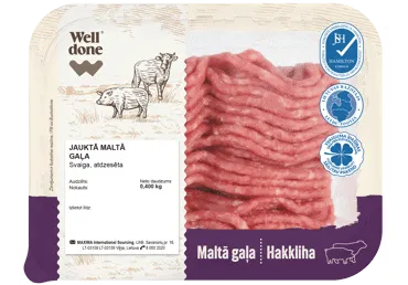 Jauktā maltā gaļa WELL DONE 400g