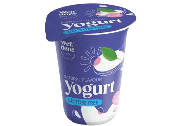 Jogurts bez laktozes WELL DONE 2,5% 400g