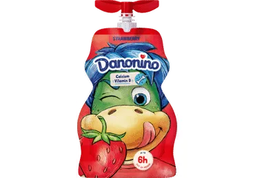 Jogurts DANONINO ar zemeņu garšu 70g